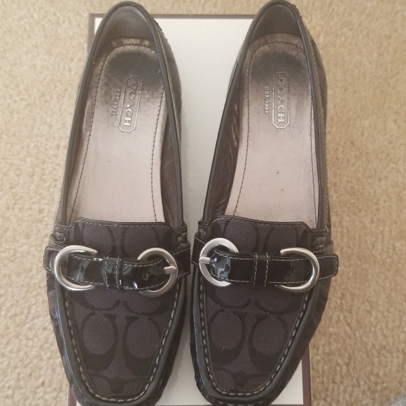Coach Sharin Signature Loafers Size 7 - Picture 2 of 7